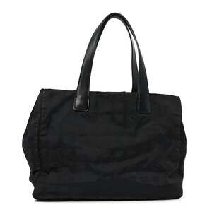 Chanel Nylon Large Travel Tote Black #258427C69B